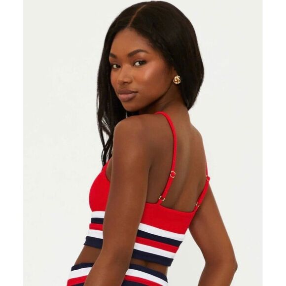 New Beach Riot Mae Top in America Color Block Size L - Picture 11 of 11